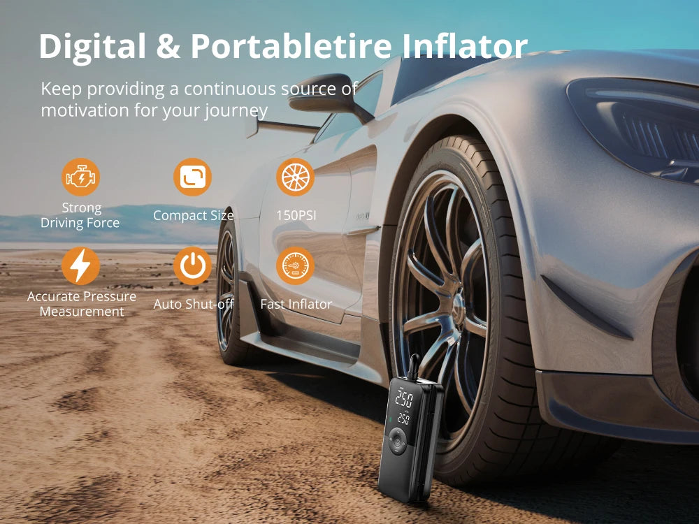 Portable Electric Tire Inflator