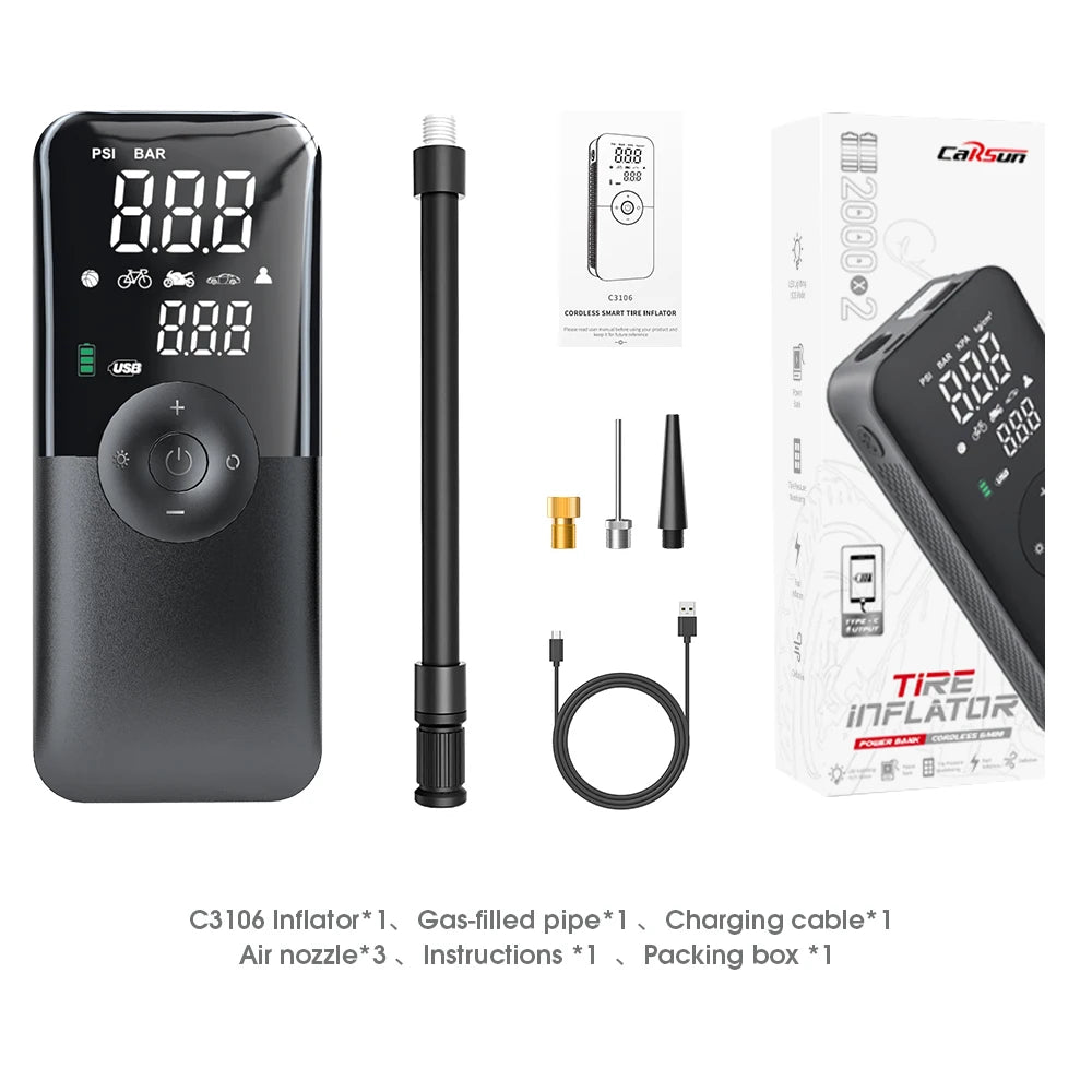 Portable Electric Tire Inflator